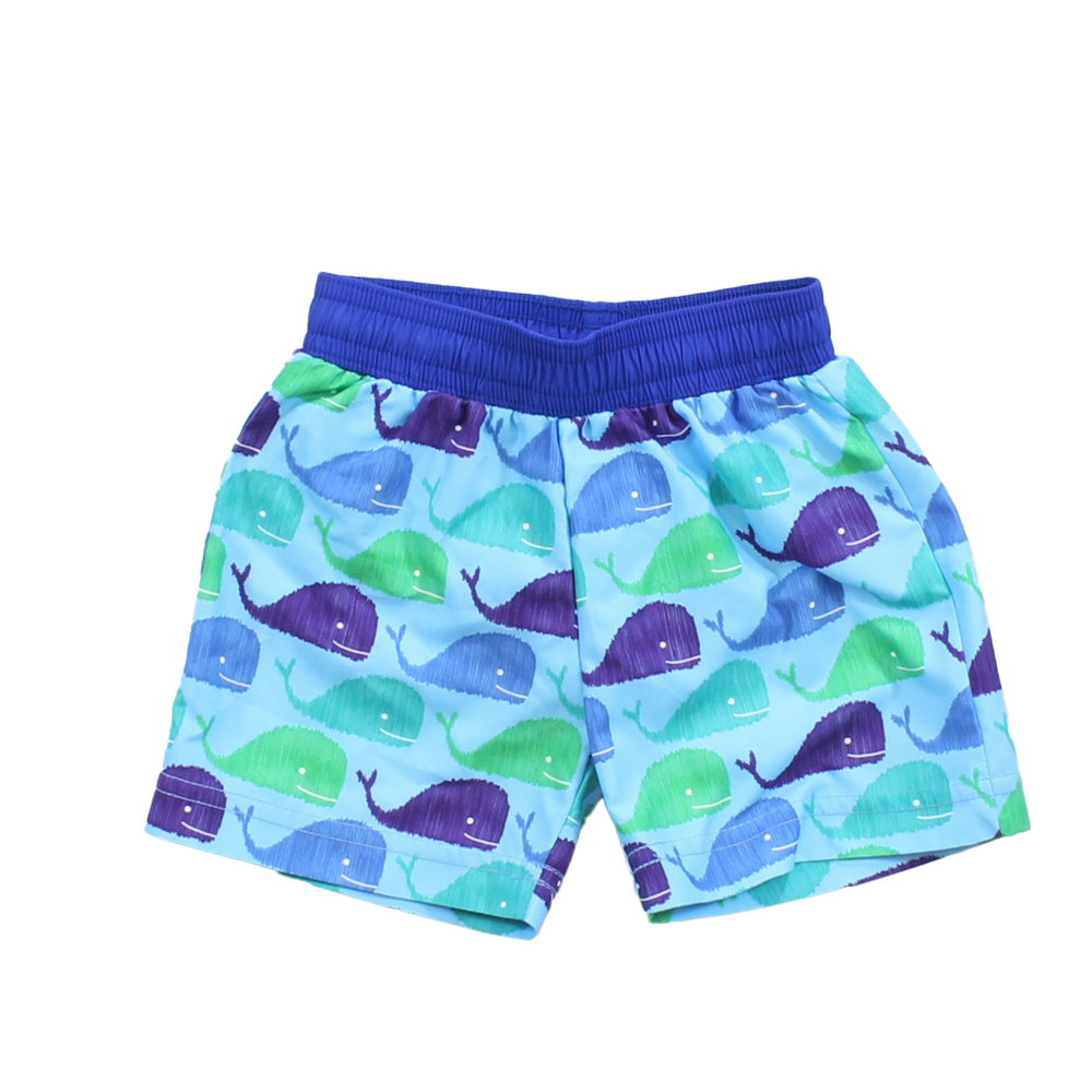 Florence Eiseman Boys Blue | Whales Trunks size: 6 Months